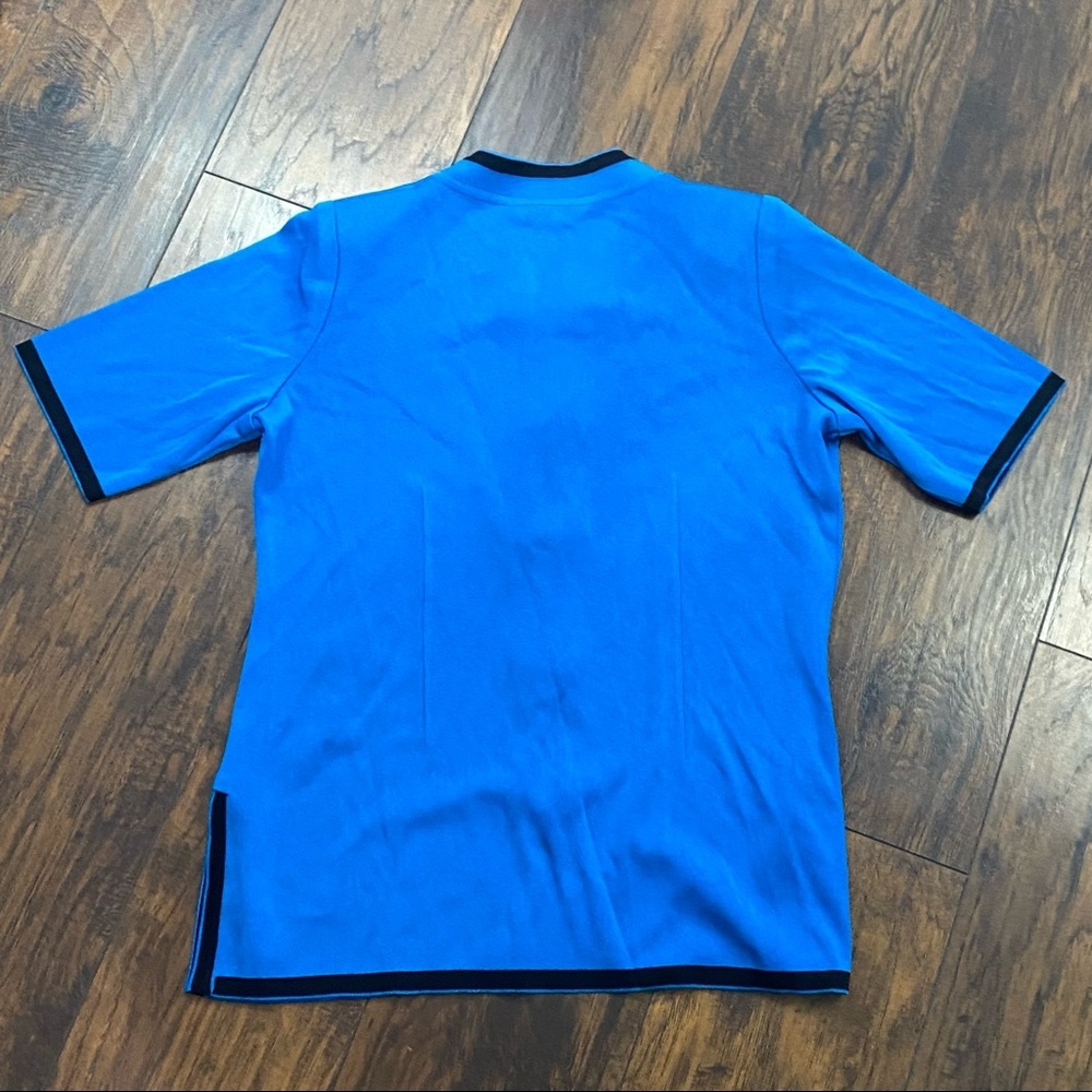 Misook Button Down Blouse Top Size Small Vintage - image 2